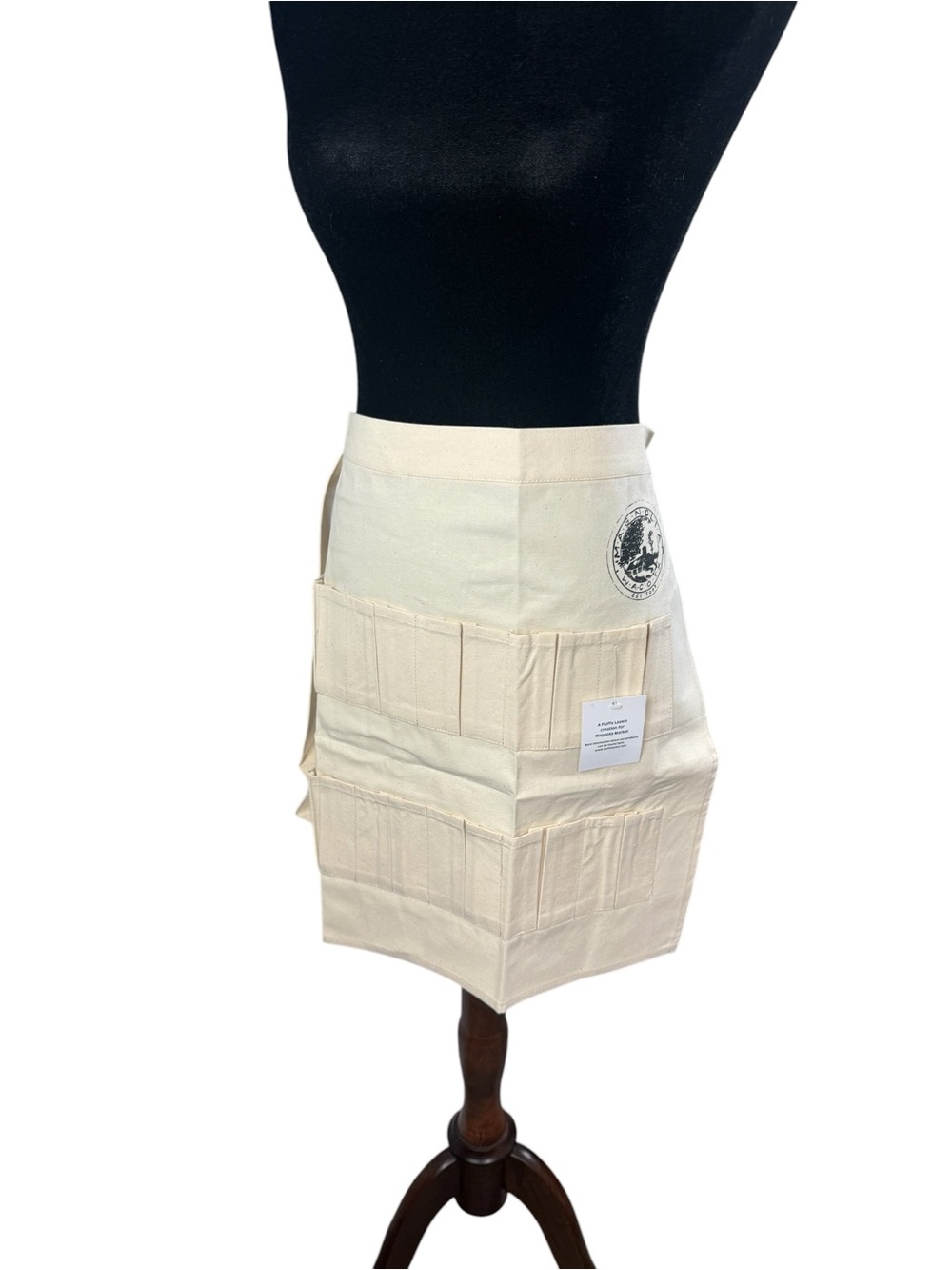 Magnolia Market Canvas kids egg collecting Apron by Fluffy Layers NWT